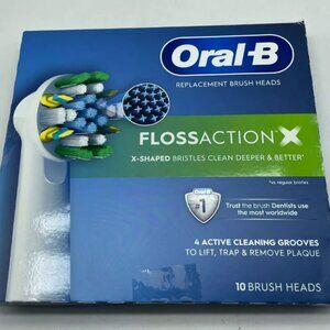 Oral B Floss Action Replacement Heads,10-Count
